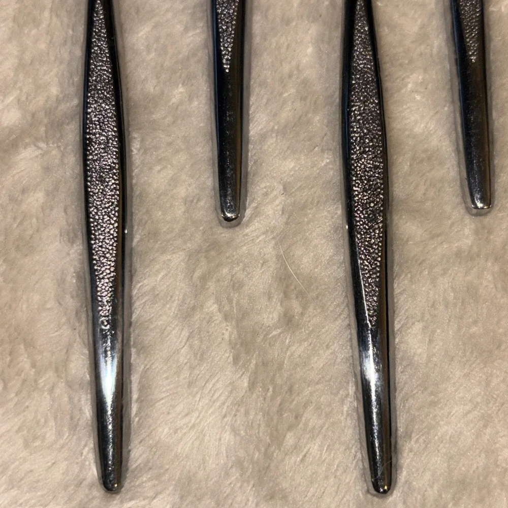 National Stainless CHEVIOT 8 Spoons Vintage MCM
